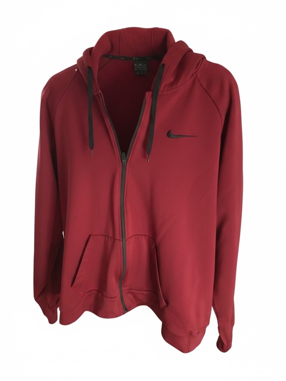Nike Maroon Full-Zip Hoodie